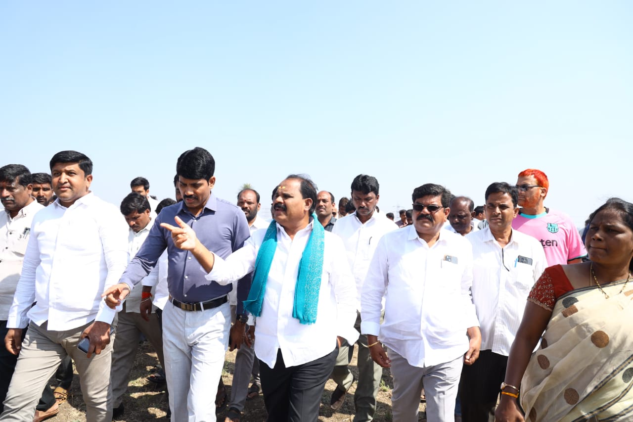 ముఖ్యమంత్రి పర్యటన ఏర్పాట్లను పర్యవేక్షించిన జిల్లా కలెక్టర్