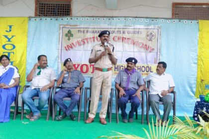 జ్యోతి హై హై స్కూల్ భారత్ స్కౌట్స్ అండ్ గైడ్స్ దీక్షా స్వీకరణ