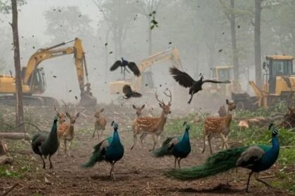 HUC ల్యాండ్స్ ఇష్యూ: నెమళ్లు ఏడ్చినట్లు, జింకలు జింకలు- ఏఐతో ఏఐతో ఫేక్ వీడియోలు వీడియోలు: హెచ్సీయూ వివాదంపై సీఎం సీఎం సీఎం