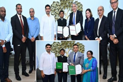 ఒరాకిల్, ష్నైడర్ ష్నైడర్ ఎలక్ట్రిక్ తో ఏపీ ప్రభుత్వం కీలక ఒప్పందాలు- ఒప్పందాలు- 4 లక్షల మందికి నైపుణ్య నైపుణ్య శిక్షణ, 20 ట్రైనింగ్ ల్యాబ్ లు లు