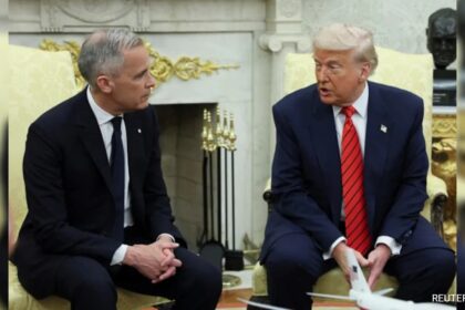 "నెవర్ సే నెవర్ అని ఎప్పుడూ చెప్పకండి" అని మార్క్ కార్నెకు కెనడాకు ట్రంప్ చెప్పారు, వైట్ హౌస్ వద్ద "ఎప్పుడూ అమ్మకానికి ఉండదు"