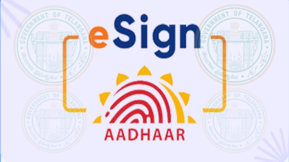 స‌బ్ రిజిస్ట్రార్ కార్యాల‌యాల్లో ఆధార్-ఈ సంత‌కం సంత‌కం .. మరింత మరింత సులభంగా రిజిస్ట్రేషన్ ప్రక్రియ!