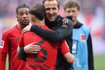 హ్యారీ కేన్ యొక్క మొదటి లీగ్ టైటిల్ ఇప్పటికీ బేయర్న్ మ్యూనిచ్ ఆర్బి లీప్జిగ్ 3-3తో డ్రాగా నిలిచింది