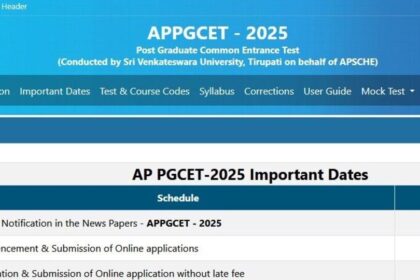 రేపట్నుంచి ఏపీ పీజీసెట్ 2025 పరీక్షలు